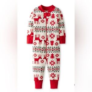 Hanna Andersson Baby Holiday Zip Sleeper 3-6 months